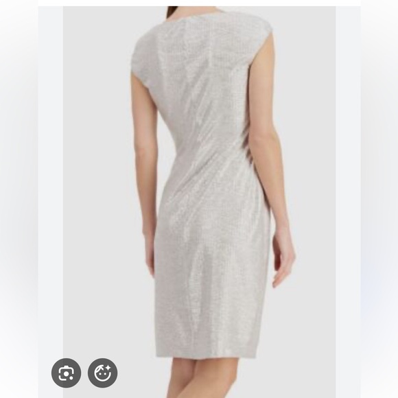 NWT Anne Klein Metallic Shimmer Dress - Picture 10 of 10
